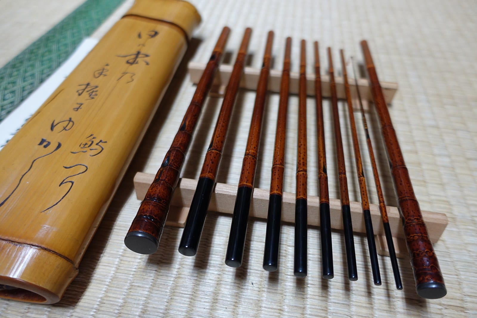 Японская удочка. Bamboo Fly Rod. Edo Wazao. Японские бамбуковые удочки. Удочка бамбук.