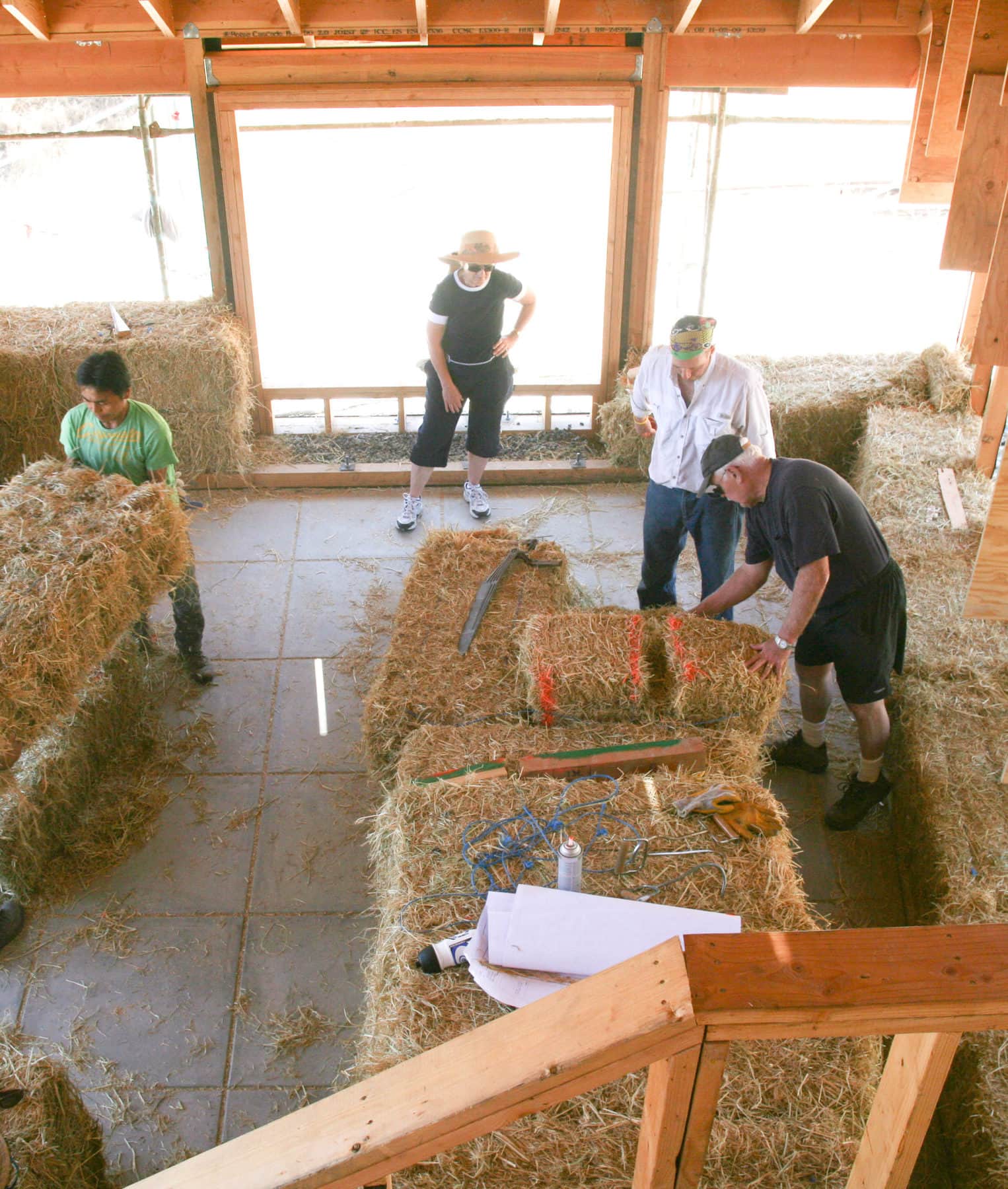The Ultra Ecological Straw Bale House The Craftsmanship Initiative